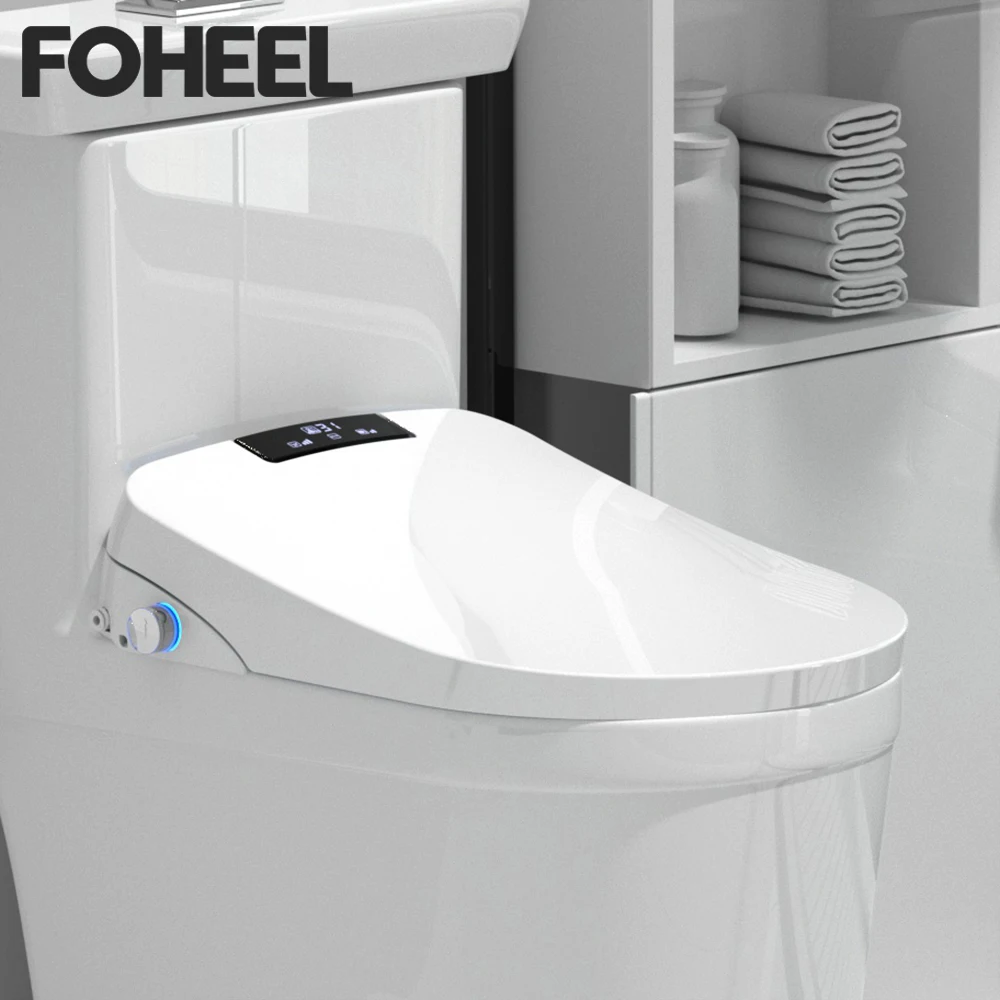 Foheel Auto Open Bidet Elettrico Copertura Smart Bidet Sedile Riscaldato Bagno Wc Wc Automatico F8-1