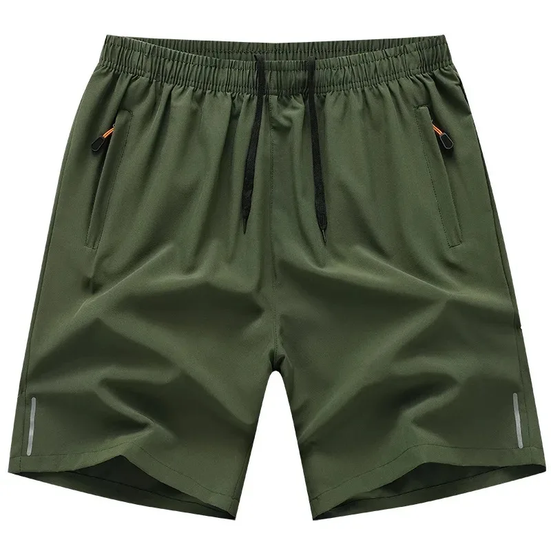 Men's Ice Silk Summer Sports Shorts - Lightweight, Sweat-Wicking, Casual Fitness Wear