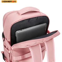 HOMEFISH Travel Backpack for Women Expandable Weekender Hiking Laptop Backpack with USB Port Large Waterproof 40L Men's Backpack - Image 3