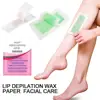 Lip Depilation Wax Paper Facial Care Eyebrow Upper Lip Cheek Chin Middle Brow Mustache Women Beauty Tools For Face Body Leg G1W6 2