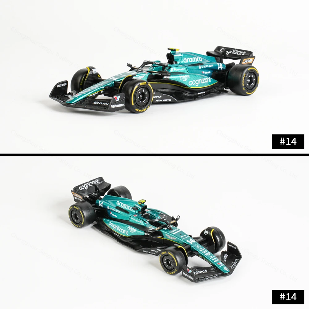 Bburago 1:43 2023 Aston Martin AMR23 F1 Formula Car Die Cast Vehicles Collectible Model Racing Toys 5