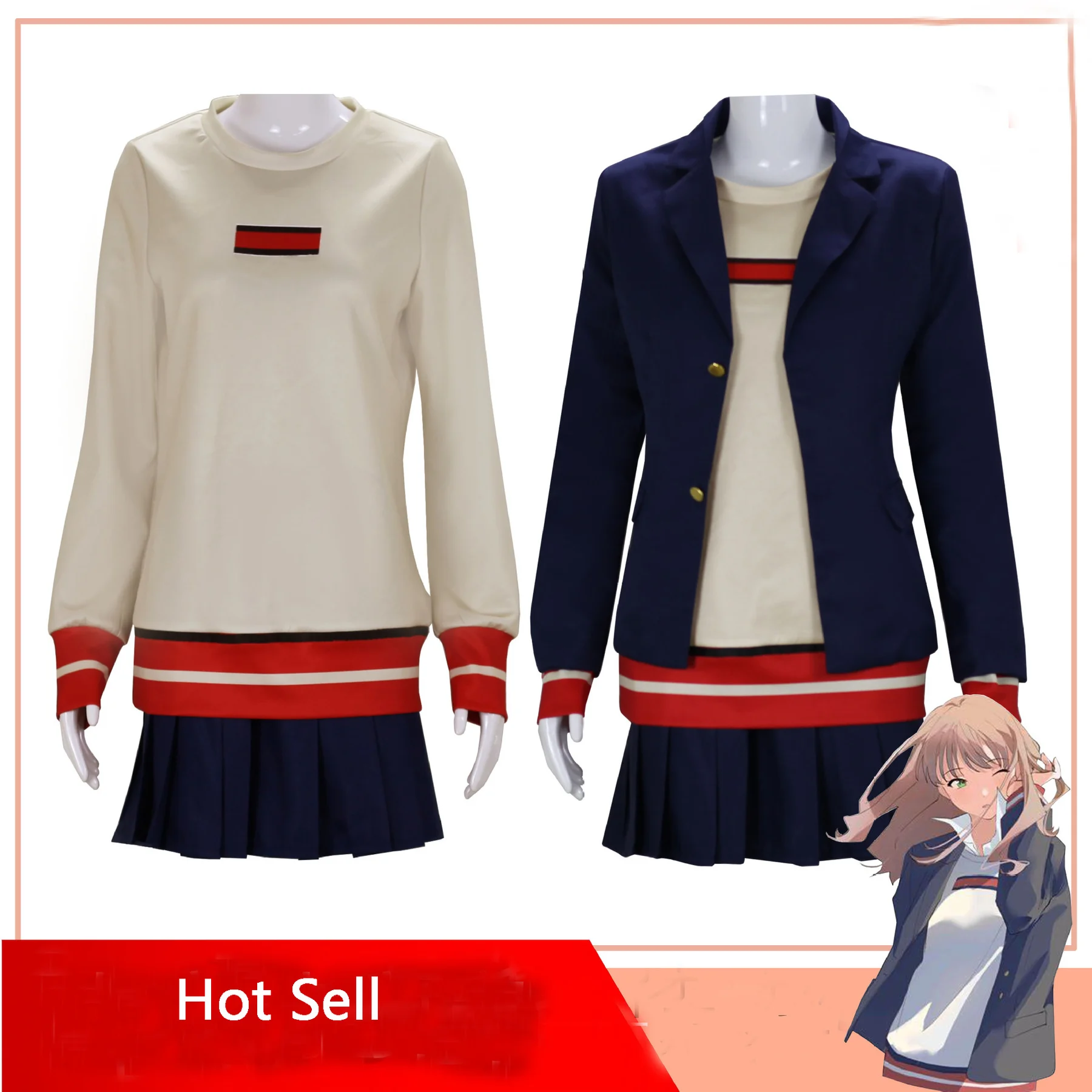 

Yume Minami Cosplay Anime SSSS.DYNAZENON Cosplay Costumes Women Uniforms Wig Halloween Skirt Girls Lolita