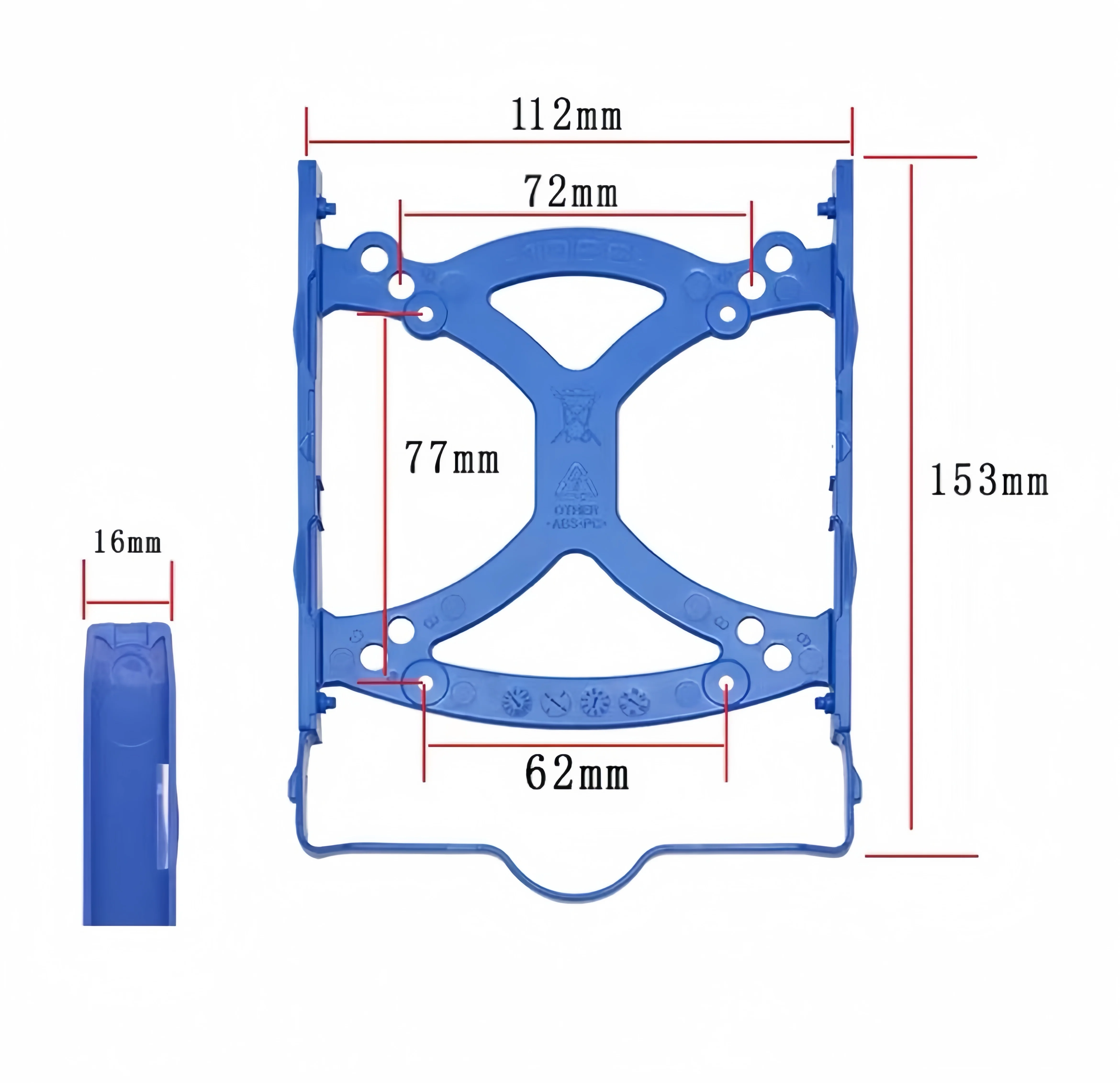 Adapter do dysku twardego 3,5 cala, tacka na dysk SSD 2,5 cala, uchwyt na dysk HDD do obudowy komputera stacjonarnego, uniwersalny adapter do dysku twardego.