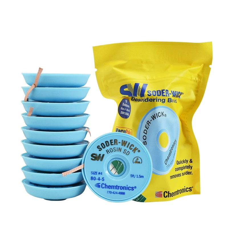 USA SW Chemtronics SODER WICK Antistatic Lead free Original De