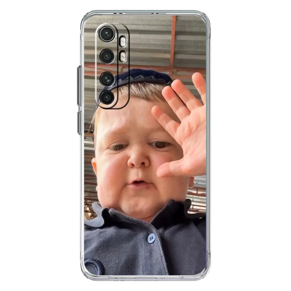 Clear Phone Case with Funny Hasbulla Design