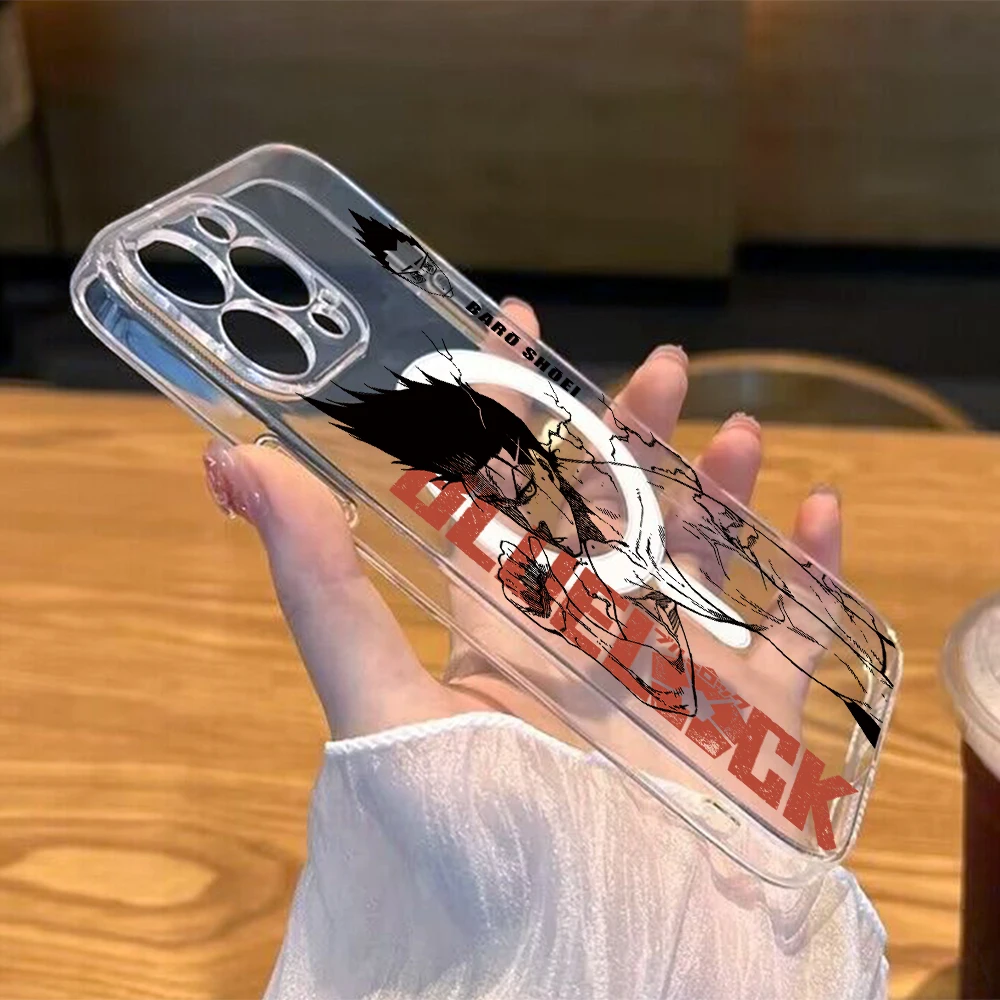Blue Lock Shoei Sae Magnetic Clear Phone Case