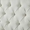 NEW King Size Platform Bed Frame, Chenille Upholstered Sleigh Bed with Scroll Wingback Headboard & Footboard/Button Tufted 4