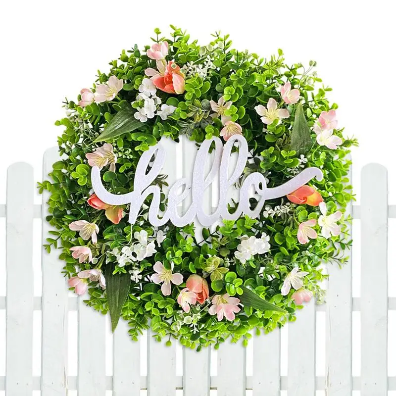 

Door Eucalyptus Wreath Realistic And Aesthetical Eucalyptus Wreath For Front Door Spring Floral Garlands For Entrance Front Door