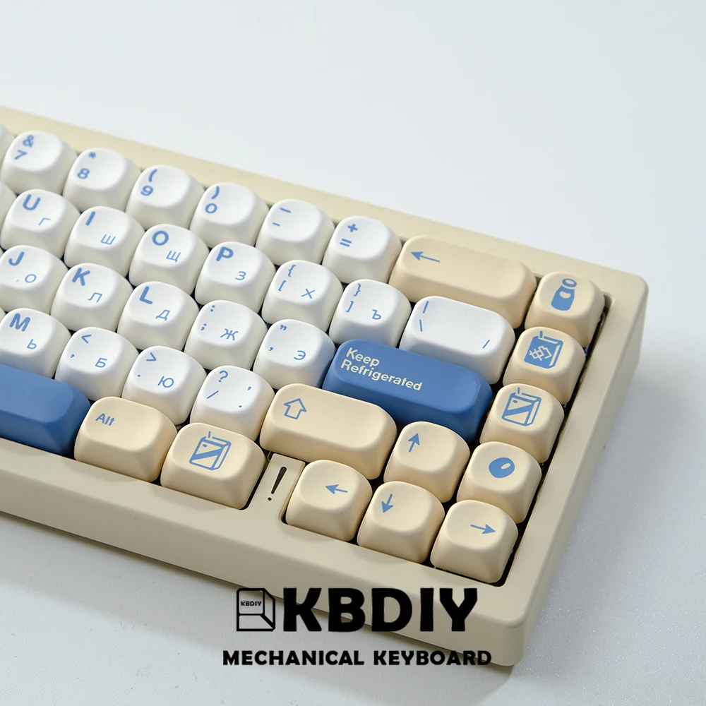 GMK, Soymilk, 140 teclas, PBT, MOA semelhante, japonês, coreano, russo, 7u
