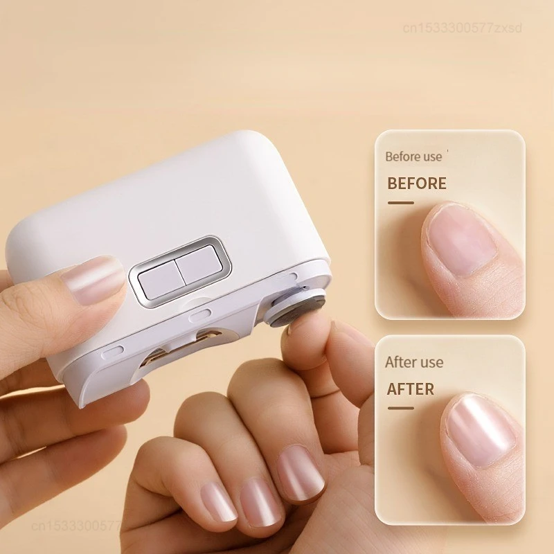 

Xiaomi Mijia 2 in1 Electric Nail Clipper Pro Polishing USB Rechargeable Nail Trimmer Automatic Nail Cutter Led Lighting for Baby