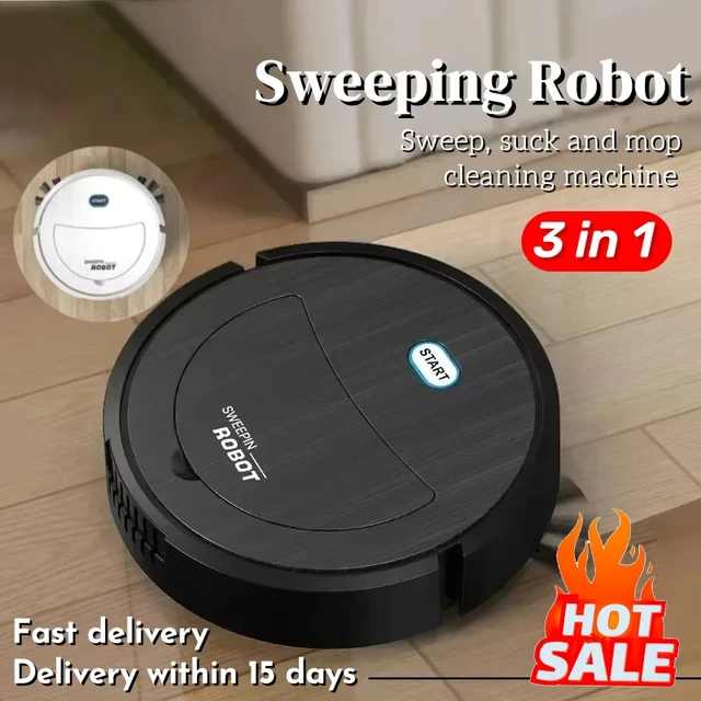 3 In 1 Smart Sweeping Robot Home Sweeper Intelligent Sweeping and Vacuuming Wireless Vacuum Cleaner Sweeping Robots For Home Use 1