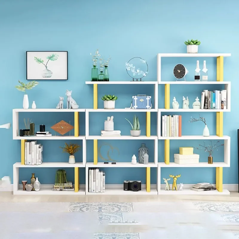 

Cabinet Collect Book Bookcase Stackable Cubby Storage Shelf Bookcase Closet Storage Libreria Scaffale Living Room Furniture