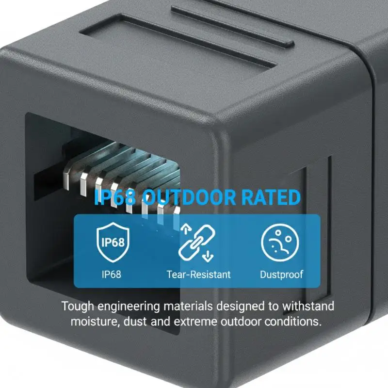 IP68 방수 SPX-RJ45 케이블 1200Mbps 실링 고무링 RJ45 연장 어댑터 케이블 PVC 26AWG 스타링크 Gen3/미니용