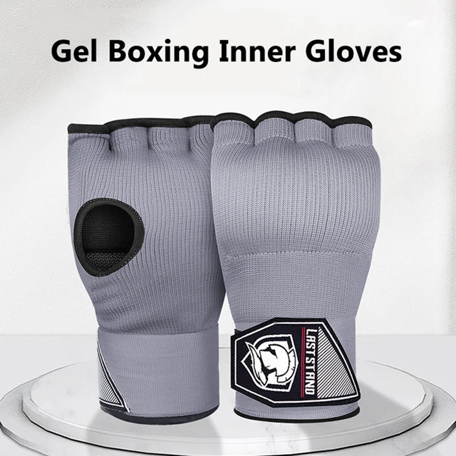 Guantes interiores de boxeo, vendajes acolchados elásticos de gel