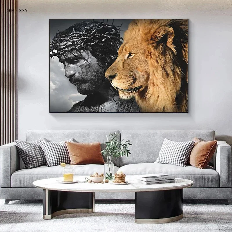 Minimalist Jesus Canvas Art 4