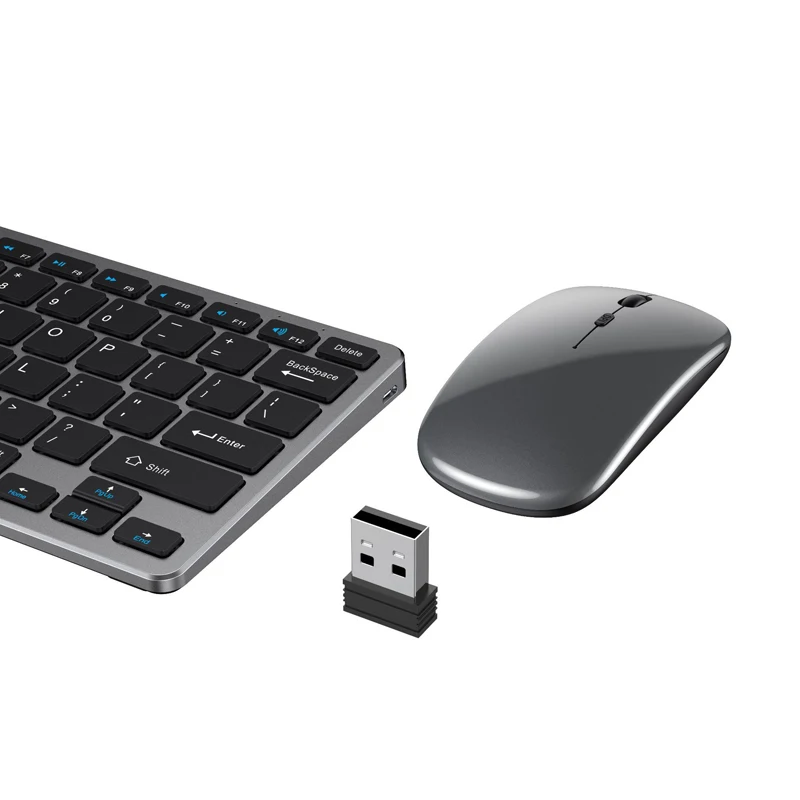 Wireless Keyboard Mouse Wireless Bluetooth Keyboard Mouse Set Wireless Rechargeable Combo Silent Mice IPAD IOS Android PC Laptop Computer Windows
