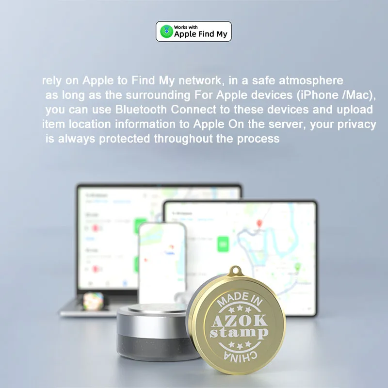 Mini GPS Tracker for Apple Find My – Smart Locator for Keys, Kids, Pets, and Cars