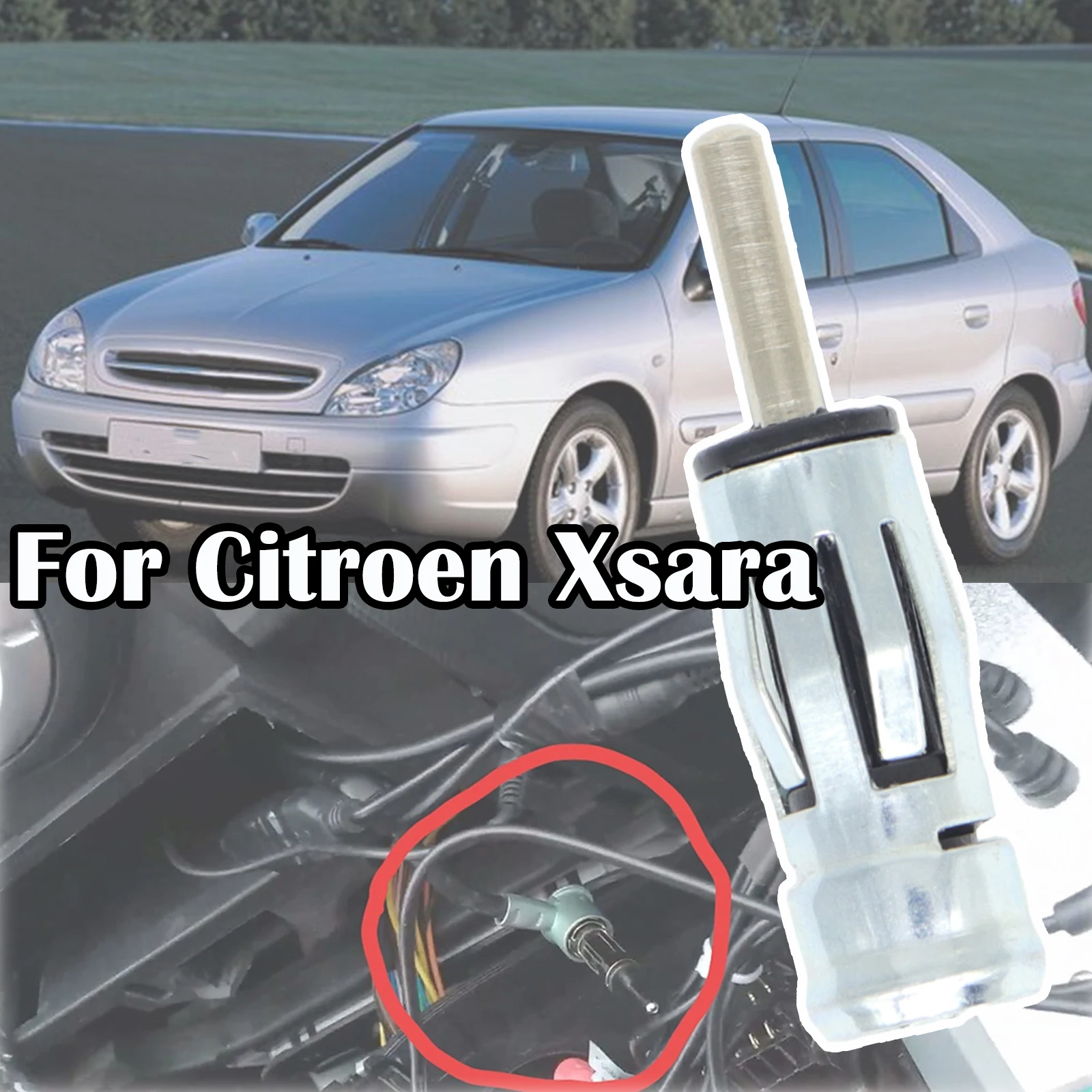 

For Citroen Xsara Picasso 2000 - 2004 2005 2006 2007 2008 Car Radio Stereo ISO To Din Aerial Antenna Mast Adapter Connector Plug