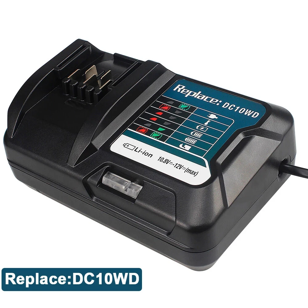 DC10WD BL1015 Battery Charger Replace for MAKITA 10.8V 12V BL1016 BL1021B BL1041
