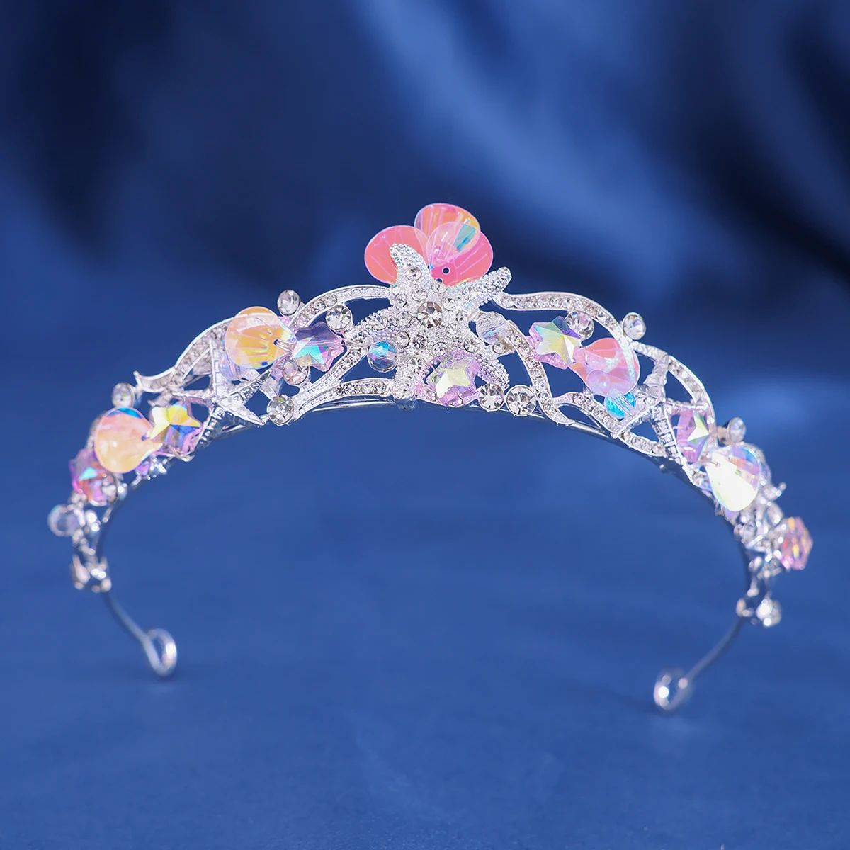 Crown Headband Colored seashells Party Mermaid Tail Hat Photo Props for Girl Birthday Party for hair accessories