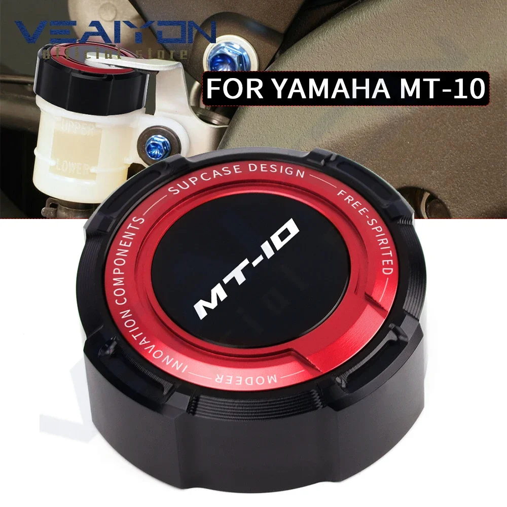 

For YAMAHA MT10 MT-10 2018 2019 2020 2021 Motorcycle accessories Rear Brake Fluid Cylinder Master Reservoir Cover Oil Filler Cap