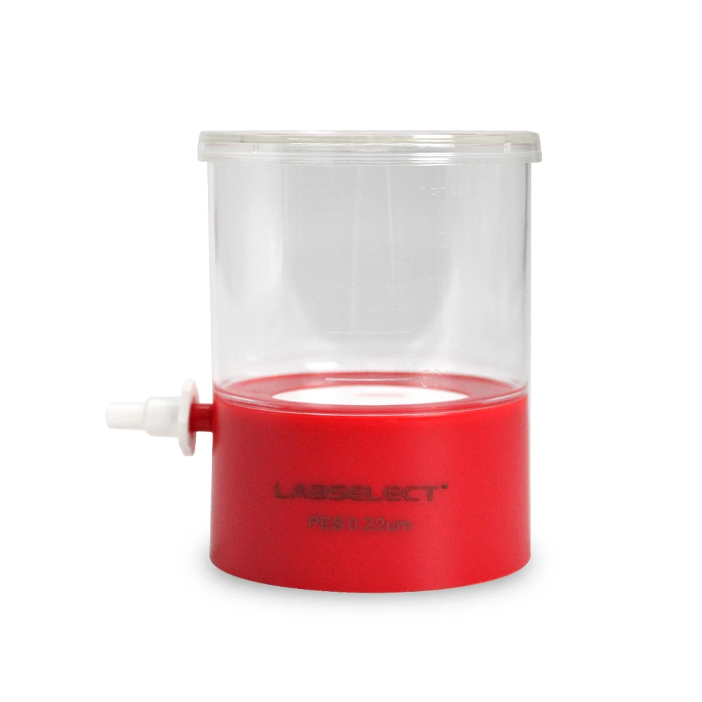 LABSELECT Vacuum Filter Upper Cup with Bottle Sterile Filtration Device 0.22umPES Membrane for Filtration of Cell Culture Medium vacuum filter cup