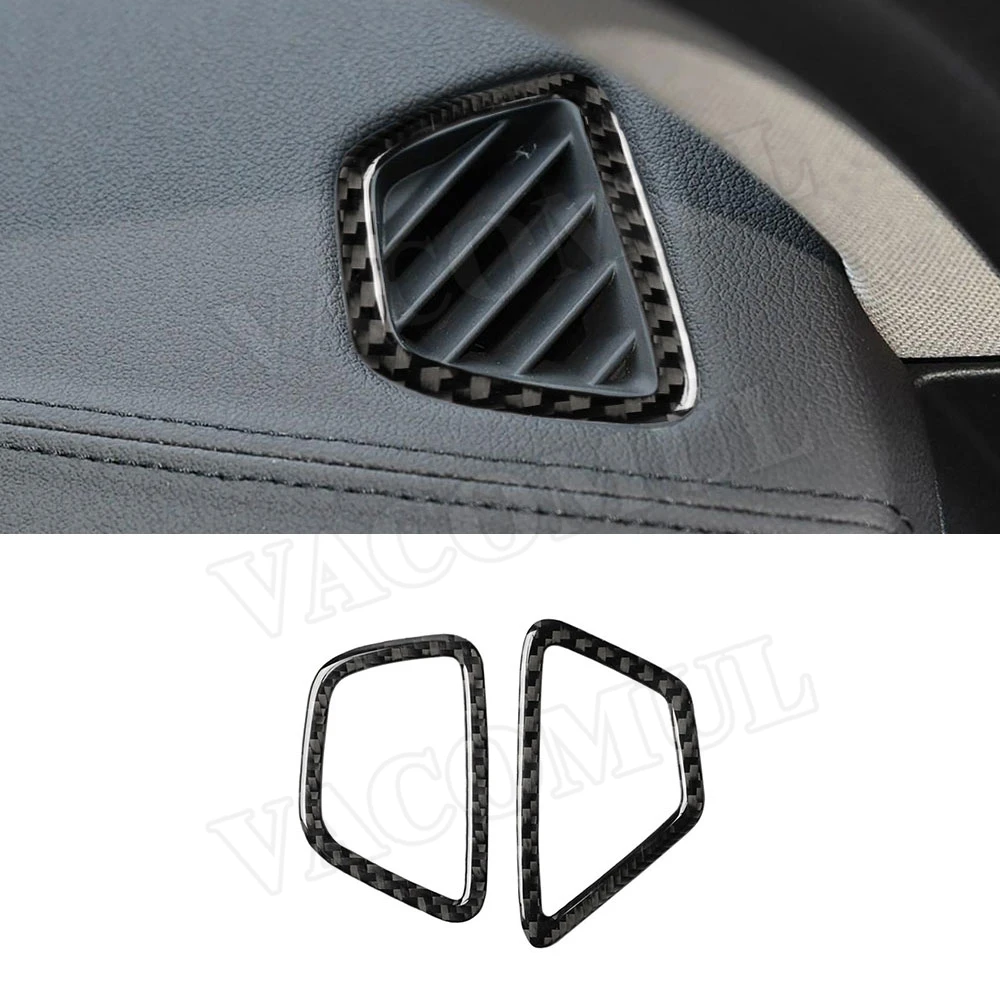 

Отделка для салона из углеродного волокна, выходное отверстие переменного тока, зеркальная рамка для вентиляционного отверстия, наклейка для BMW 5 серии G30