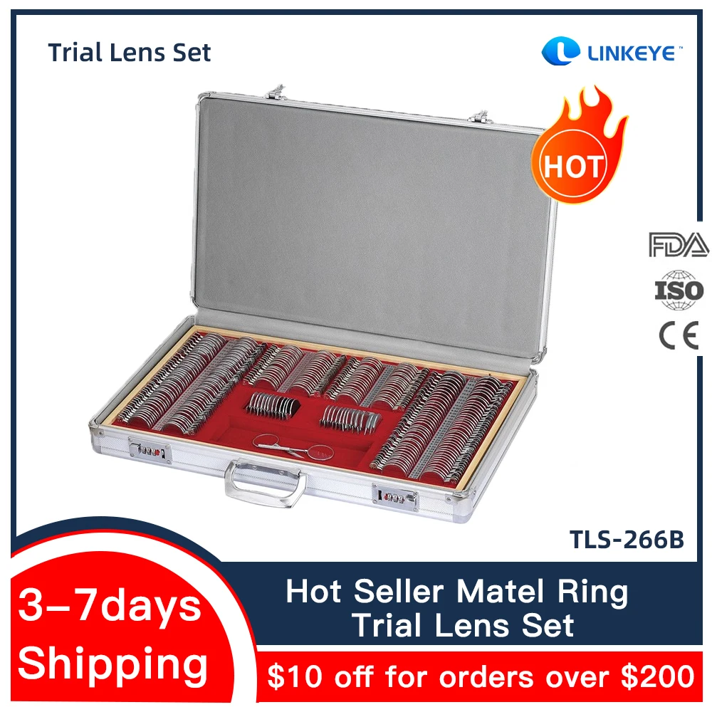 266PcsMetalTrialLensBoxChinaOphthalmicInstrumentsOpticalTool