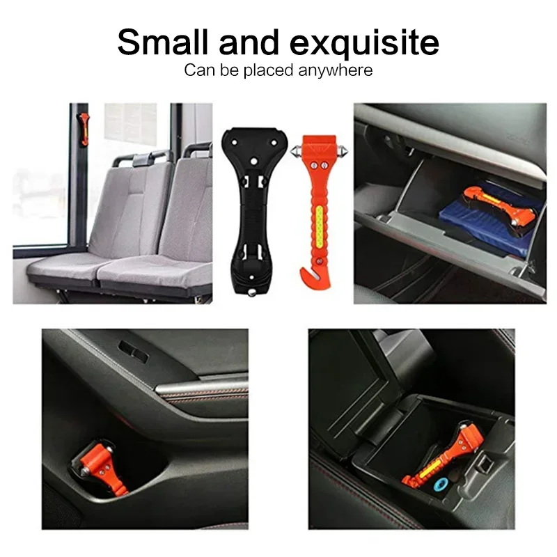 Car Emergency Safety Hammer Life Saving Escape Emergency Hammer Seat Belt Cutter Window Glass Breaker Car Rescue Red car safety hammer safety hammer window breaker