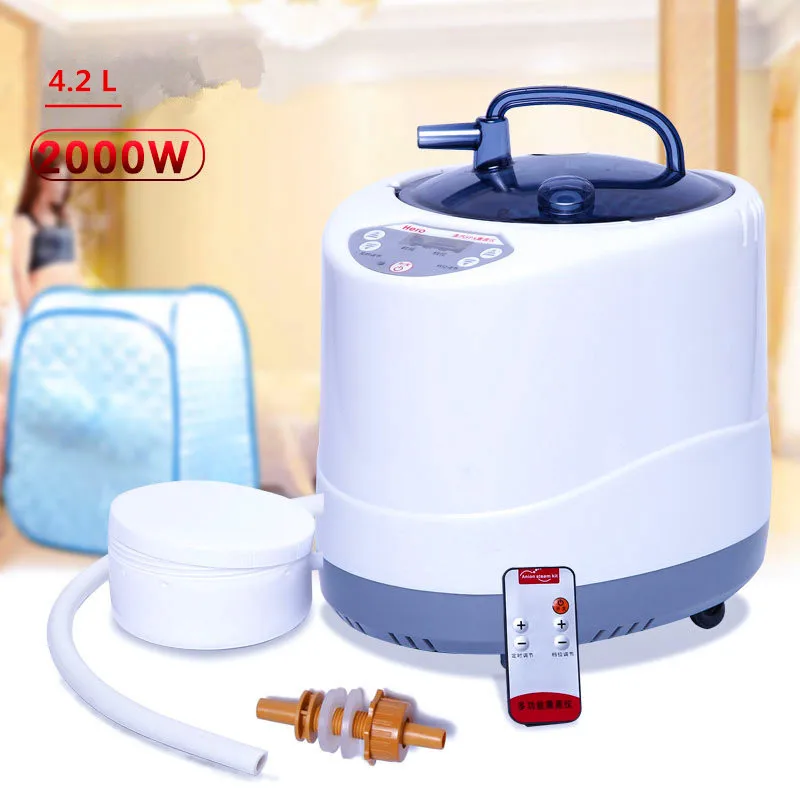 

4.2 Liters 2000W Portable Sauna Steam Generator Electric Sauna Heater US EU Plug Steamer for Indoor Sauna Room