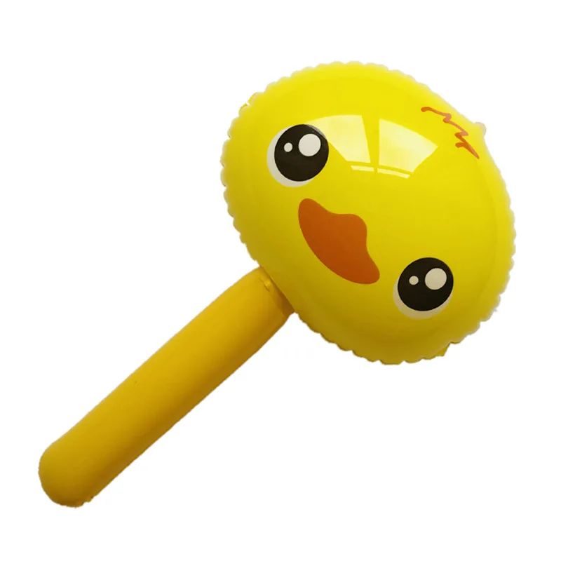 1Pc/6Pc Inflatable Toy Cute Cartoon Kids Funny Blowing Animals Inflatable Toy Vent Balls Antistress Hand Balloo Frog Sticks Kid Doll Accessory