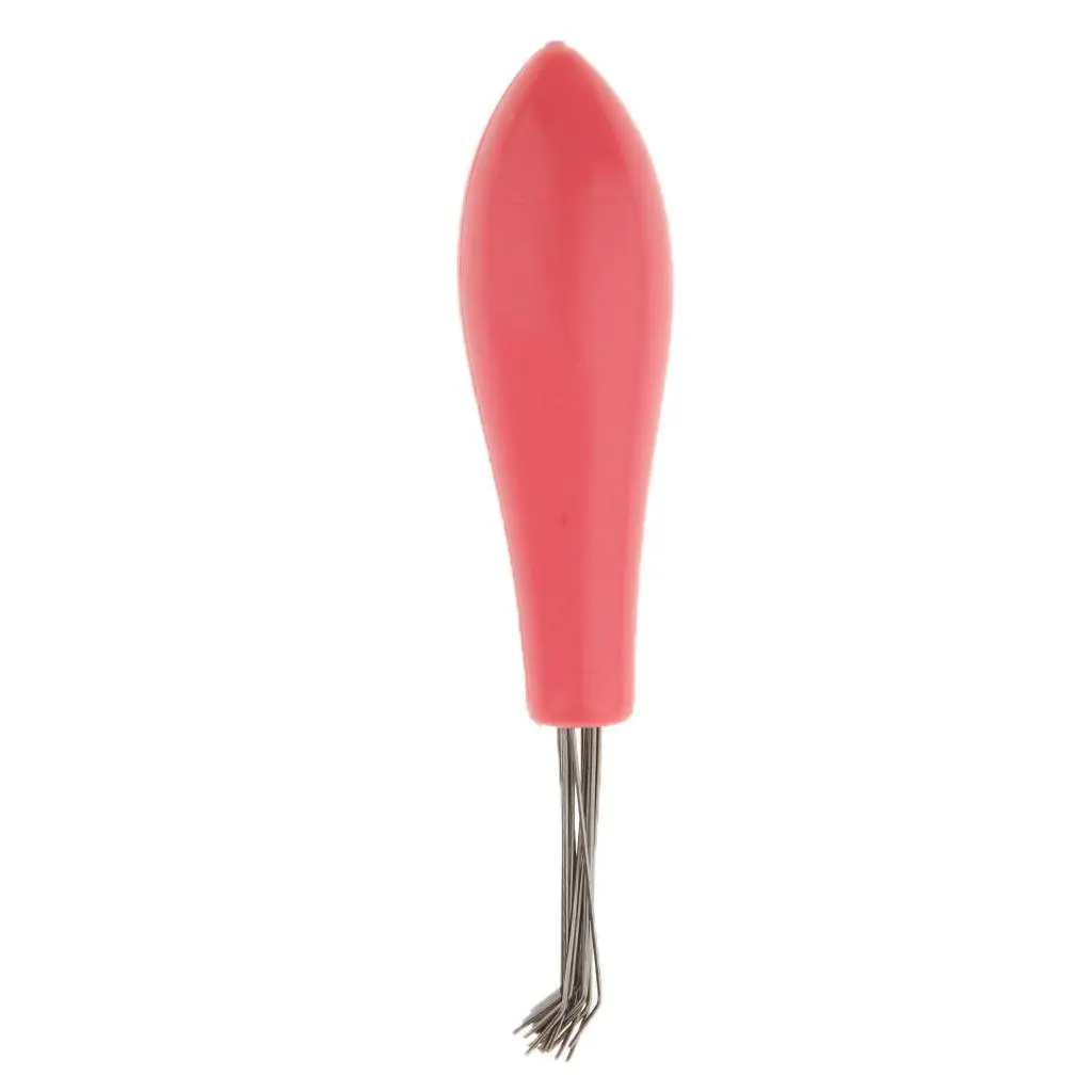 청소 내장 헤어 브러시 핸들 도구, 빗 클리너, 헤어 8cm