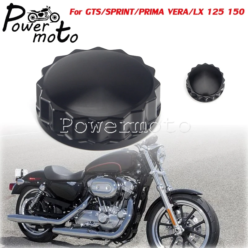 

Durable Strong Motorcycle Fuel Oil Gas Tank Cover T6061 CNC Aluminum Filler Cap For All GTS / SPRINT / PRIMAVERA / LX 125 150