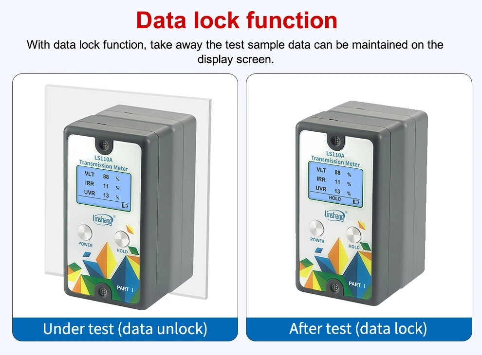 Wholesale LS110A Magnetic Tint Detector Meter Portable Solar Film Inspector Digi