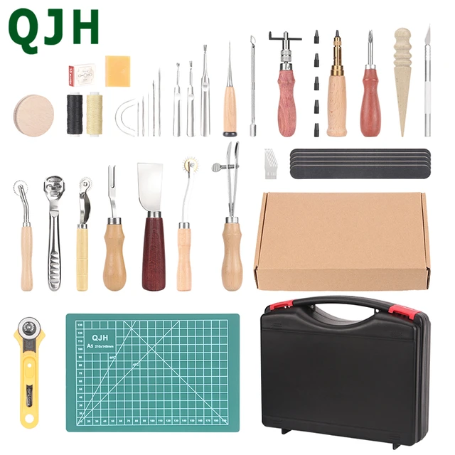 Leathercraft Tool Craft Hand Leather Sewing Set  Saddle Groover Set  Accessories - Leathercraft Tool Sets - Aliexpress