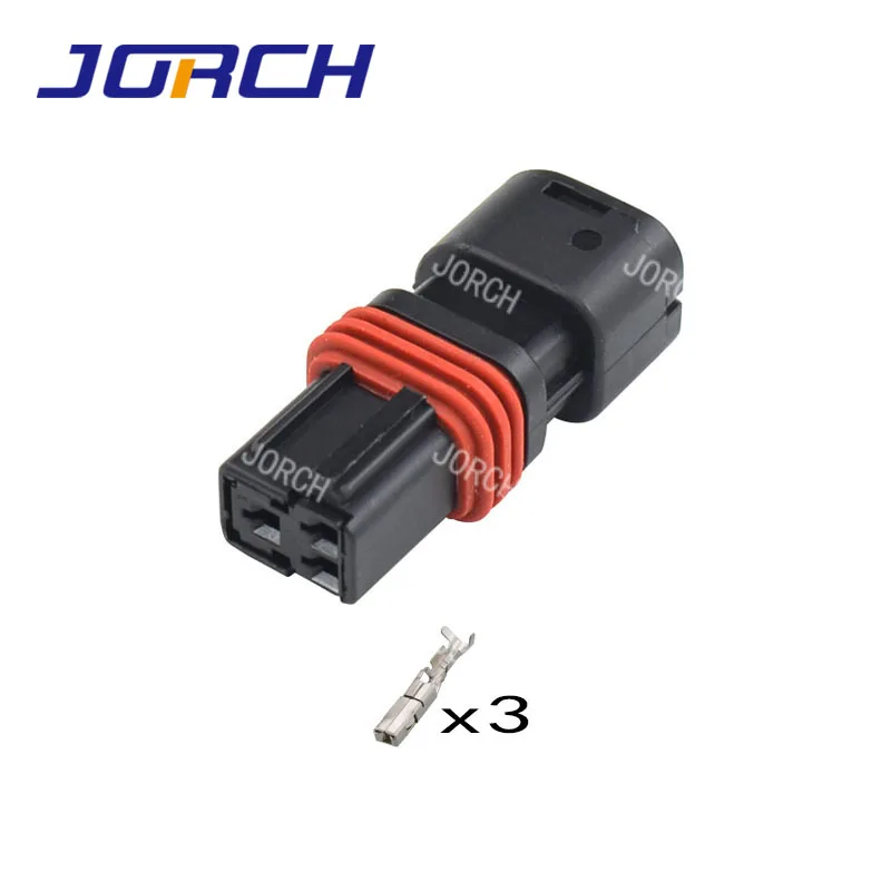 Conjuntos de Pinos de Fiação Fêmea a Prova d Água Conector Elétrico Auto Soquete Plugue 10