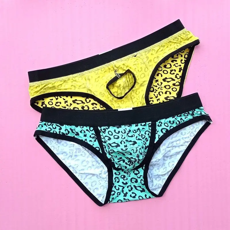 Sexy Panties Men's High-End Sports Stretch Men's Sexy Underwear Low Waist Cotton  U Pouch Briefs Stretch Tight Bulge Boxershorts