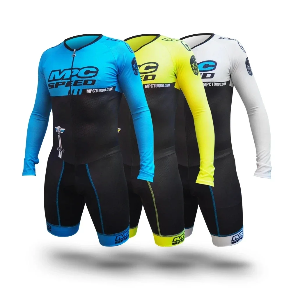 بدلة سباق Mpc بدلة تزلج دوارة مضمنة بدلة تزلج سريعة بدلة الترياتلون بدلة مسابقة بدلة رياضية للدراجة والجري
