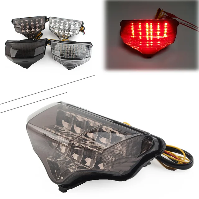 Fanale Posteriore LED Per Moto Yamaha FZ6 Fazer 600 2004-2009 - Integra Stop E Freccia