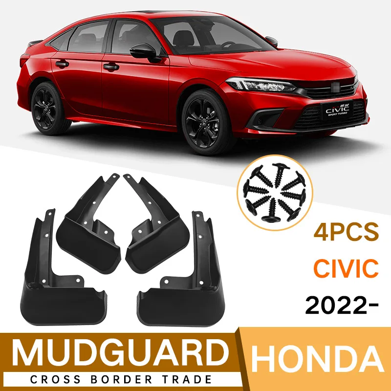 

Mud Flaps For Toyota Civic 2022 MudFlaps Front Rear Fender Car Accessories