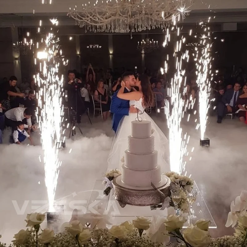 1-200Bags/Lot Ti Powder for Cold Spark Machine 200g For Wedding Party Machine Dust MSDS Certification For Stage Light Party DJ 5
