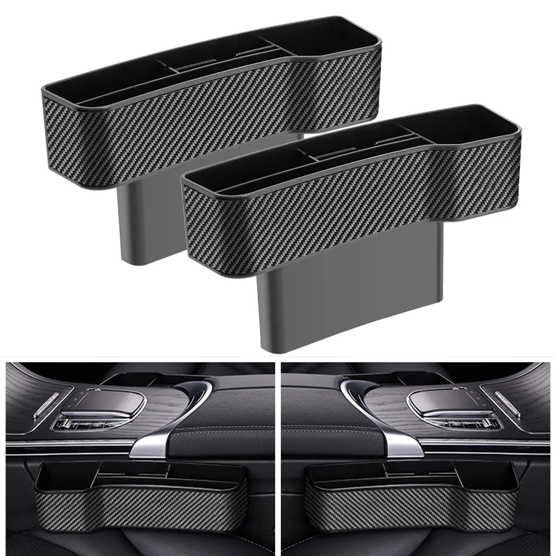 

Leather Seat Gap Storage Box Organizer Universal For Kia K2 K3 EV6 Sportage Ceed Picanto Niro K5 K9 Auto