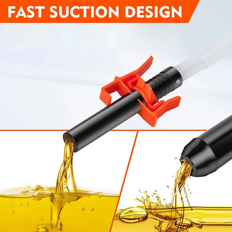 Electric Oil Pump Liquid Transfer Pump Powered Fuel Transfer Pump Outdoor Vehicle Fuel Gas Transfer Suction Pumps Accessories