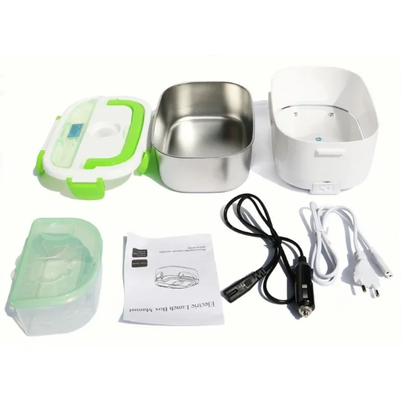 Lunch Box 12-24V 110/220V Portable Electric Food Warmer Heater Rice Container For Home Car