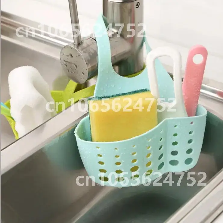 

Home Kitchen Hanging Drain Basket Bag Bath Storage Tools Sink Holder Utensils Portable Kitchen Accessories Gadgets Tool Basket