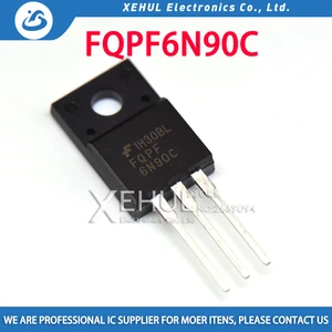 10/50/100PCS New FQPF4N90C 4N90C  FQP6N90C 6N90C FQP9N90C 9N90C MOS field effect tube 6A900V N channel TO-220