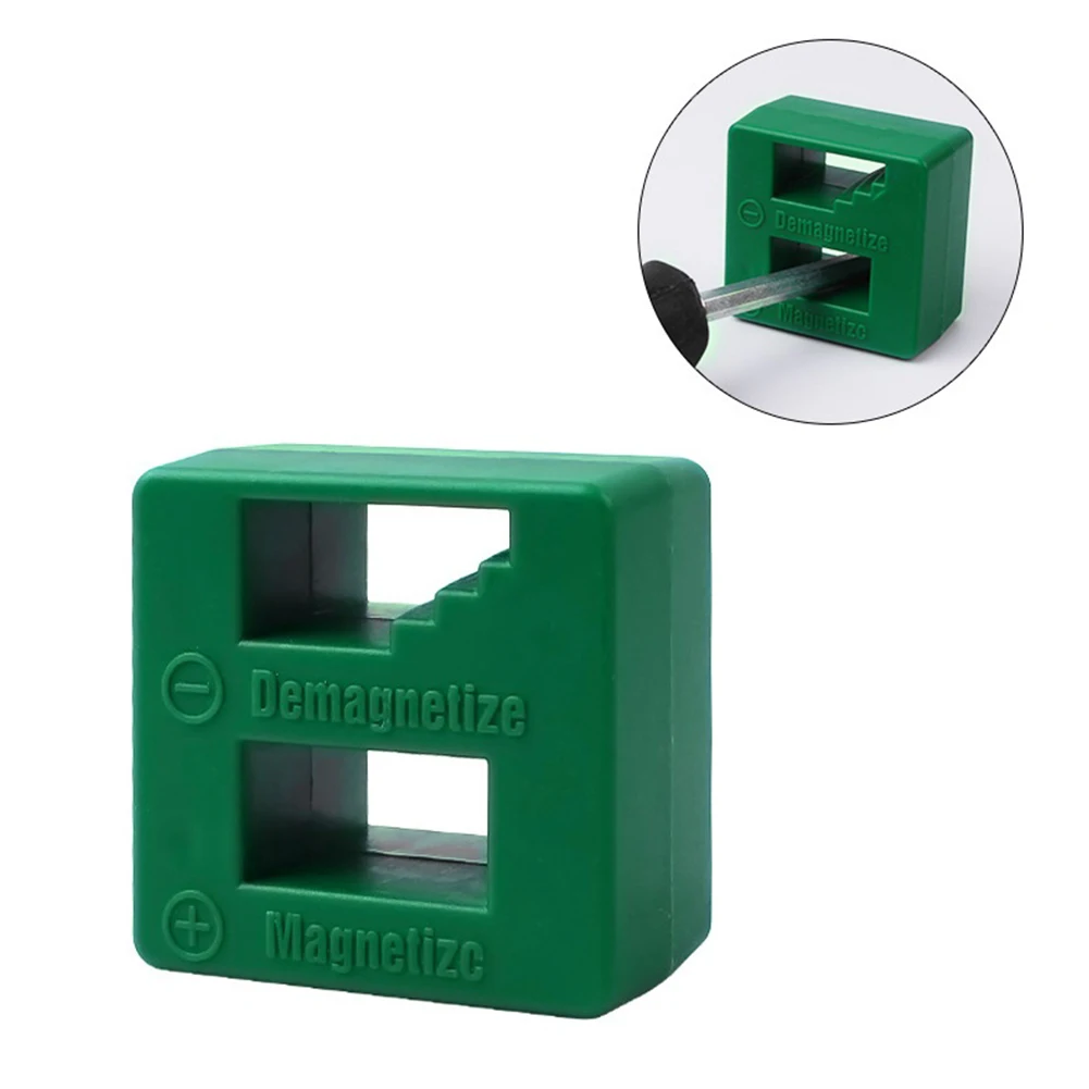 

Отвертка 2 в 1, магнитный инструмент для размагничивания, зеленая отвертка, магнитный инструмент для захвата, отвертка, магнитный инструмент для захвата