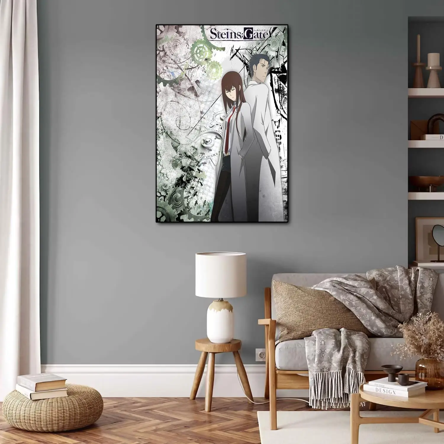 Poster Sur Toile De L'anime Steins Gate Pour Chambre à Coucher 40 X 60 Cm