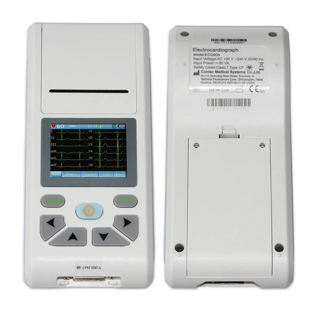 CONTEC 12-Channel ECG/EKG Machine Electrocardiograph, PC Software, Touch Screen ECG90A
