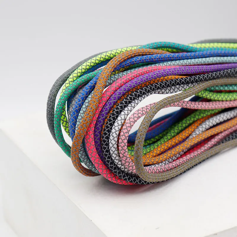 Coolstring Adult Size Lace 4.5MM Light Reflective Grown-up Charmed Rope 120-180CM Length Selectable Shoe Accessory Wholesale